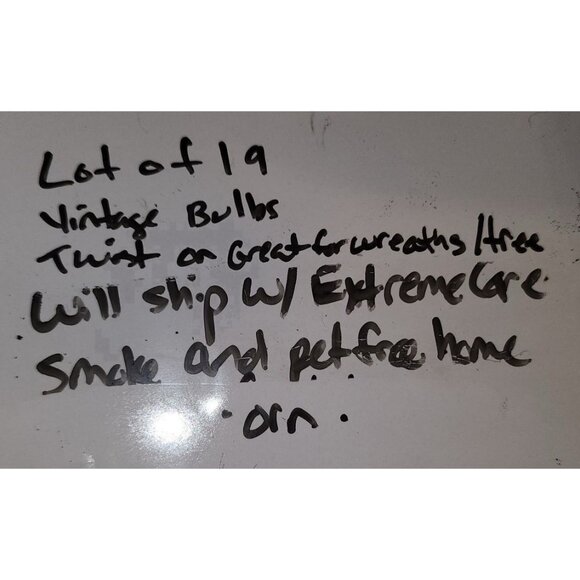 19 Vintage Blue Glass Christmas Tree Ornaments Tiny Bulb Wreath Twist - Picture 5 of 5